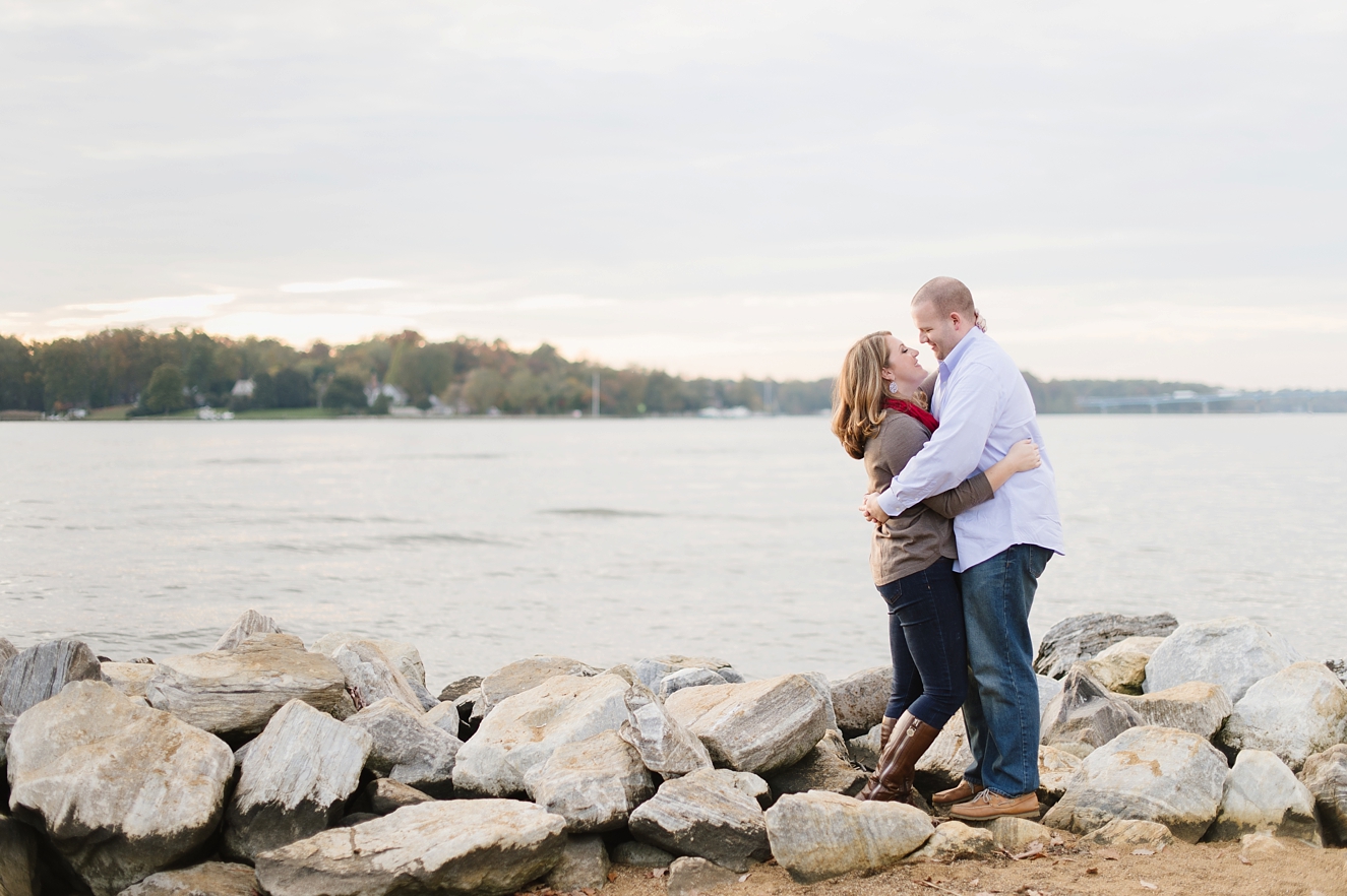 Autumn Anniversary Session for Newlywed Couple in Annapolis