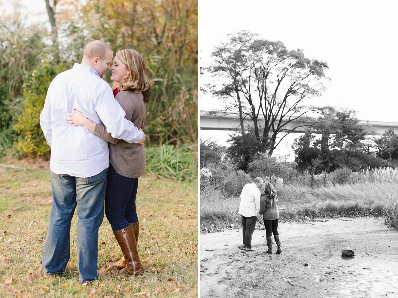 Autumn Anniversary Session for Newlywed Couple in Annapolis