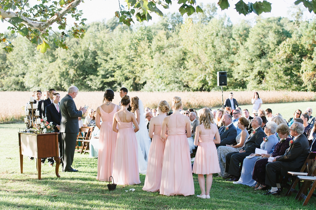 Autumn Backyard Wedding on Maryland's Eastern Shore