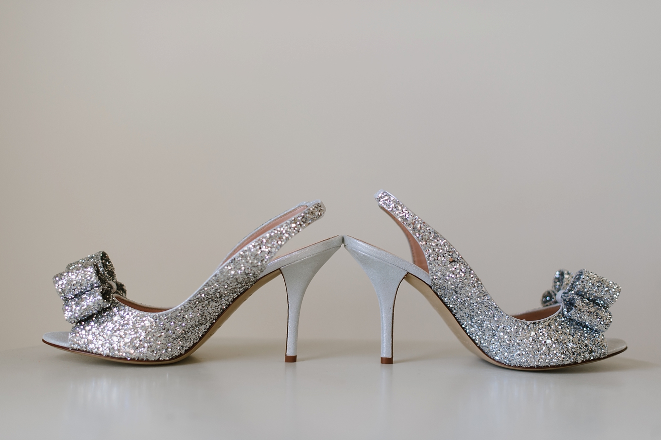 Silver Kate Spade Heels