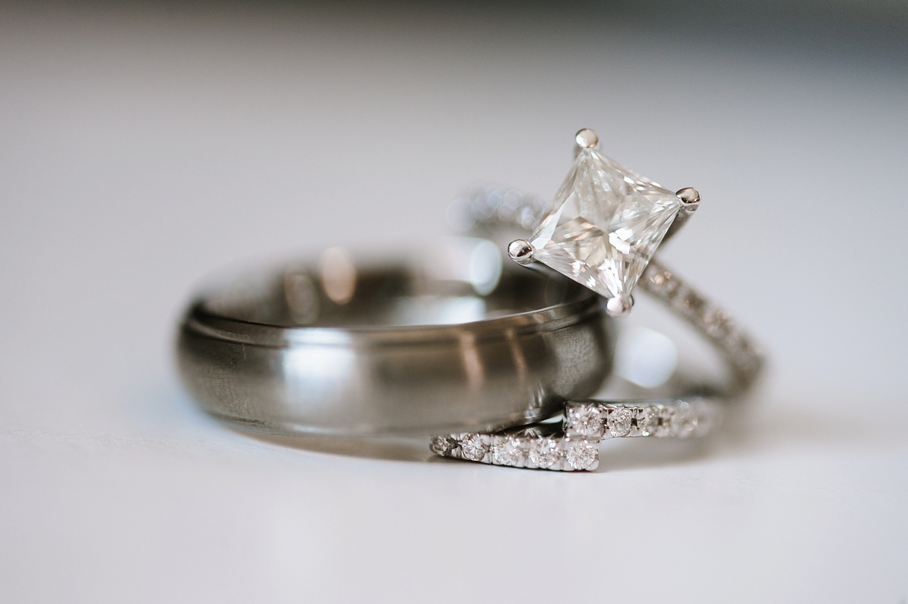 Princess Cut Solitaire Engagement Ring | Wedding Photography
