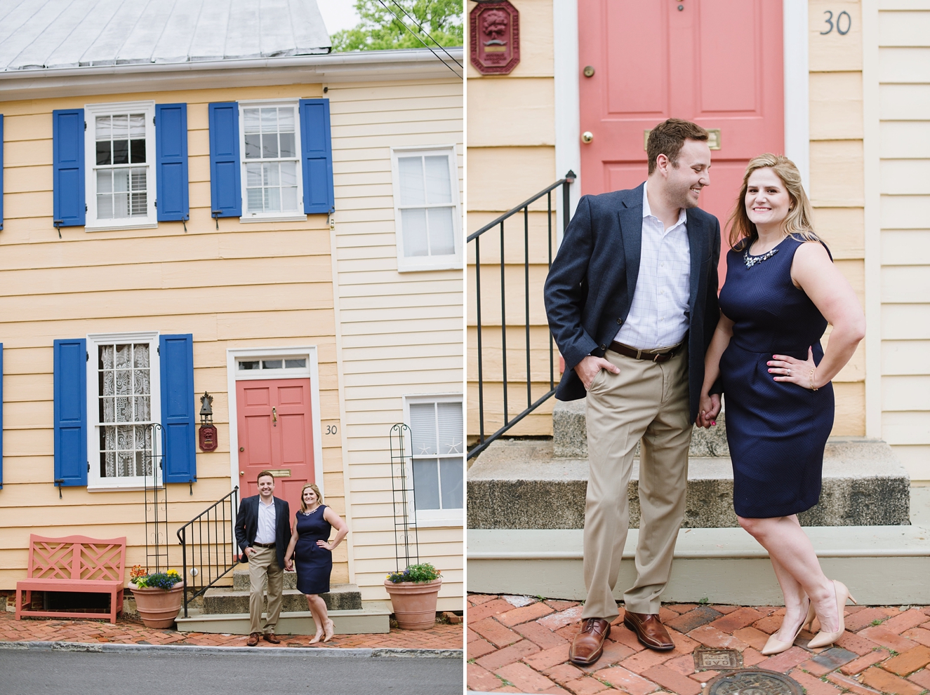 Downtown Annapolis Engagement Pictures | Natalie Franke Photography