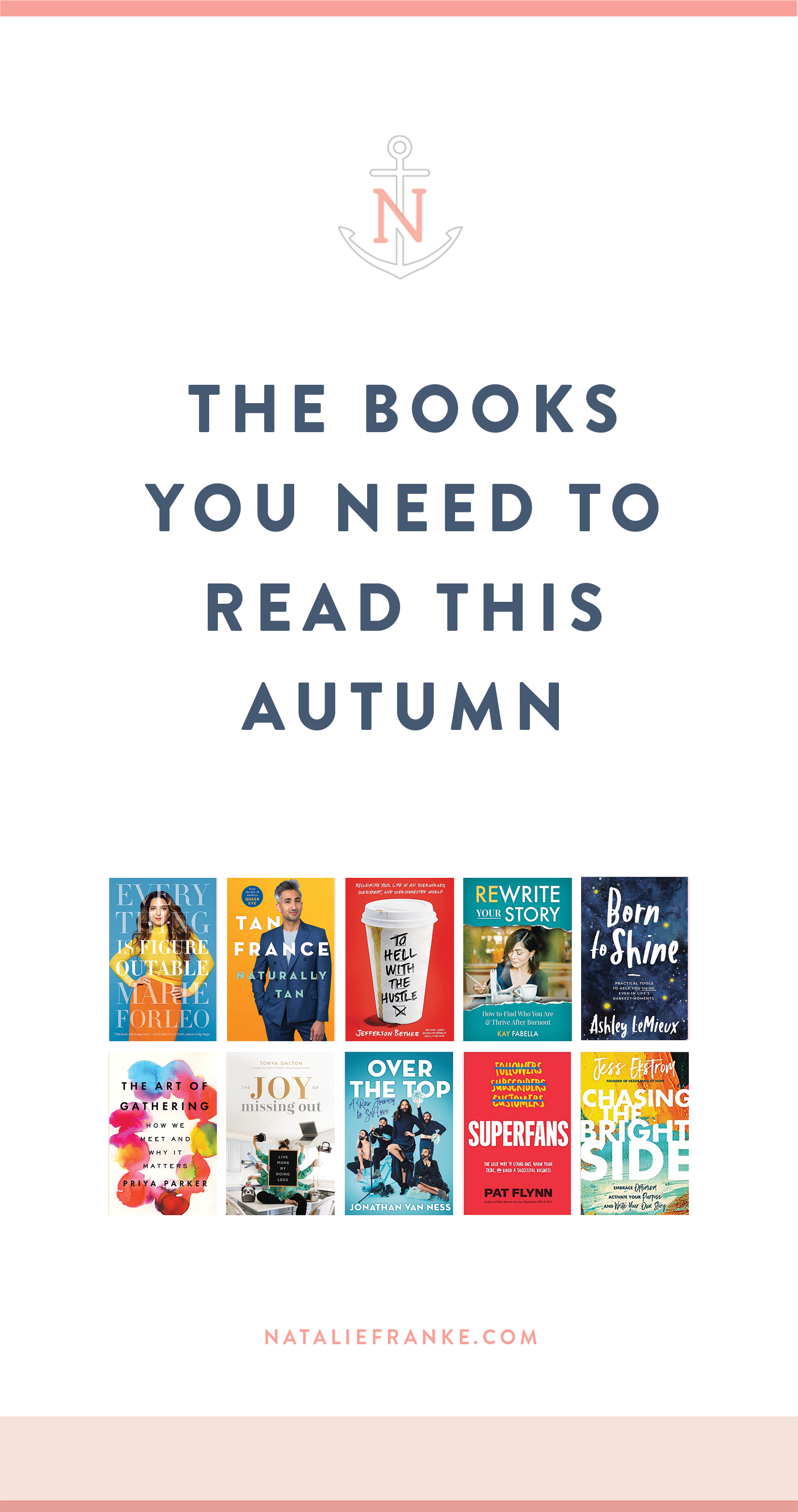 Autumn Reading List 2019 for Entrepreneurs, Bloggers, and Small Business Owners by Natalie Franke