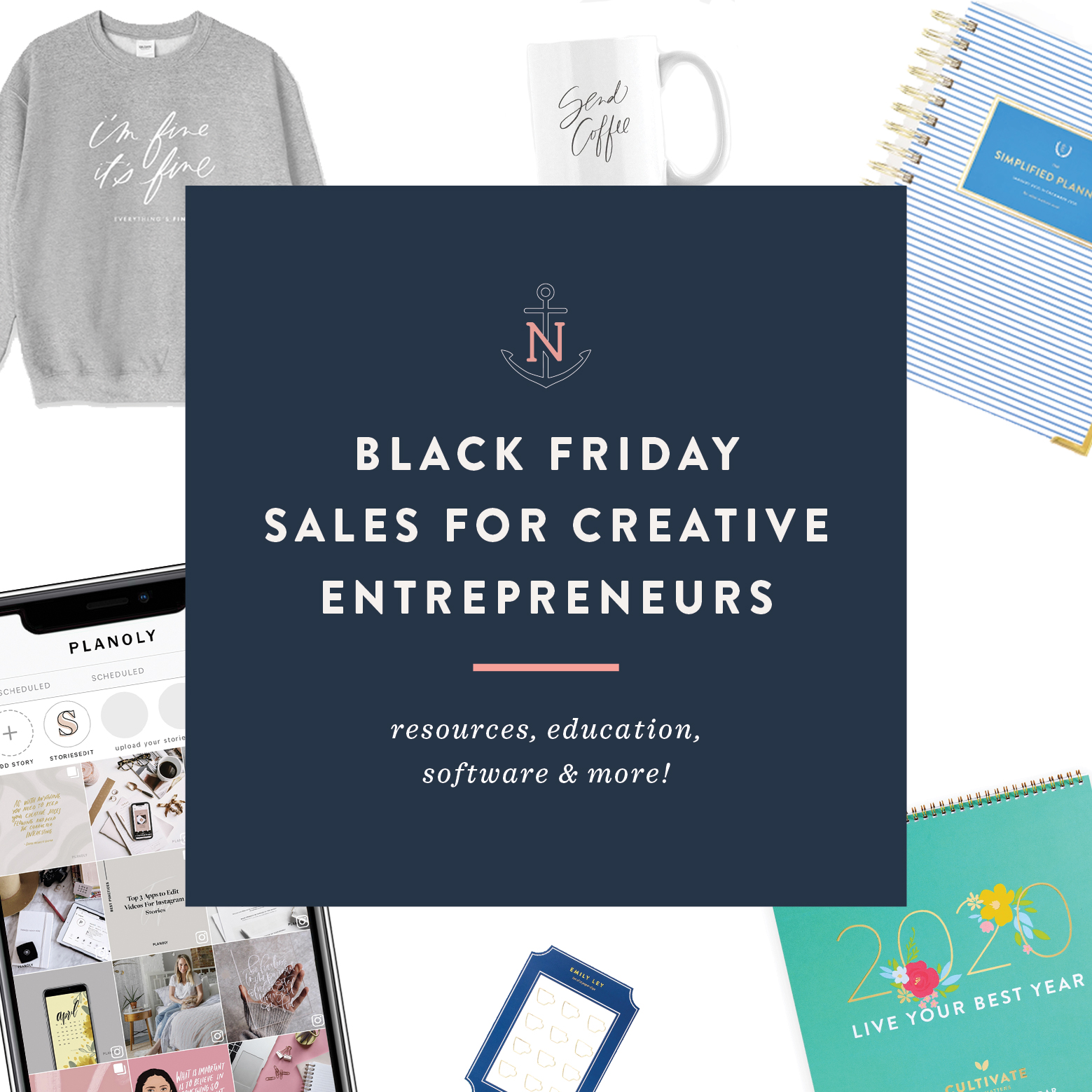 Holiday discounts for creative entrepreneurs on business tools, online courses, conferences, and resources